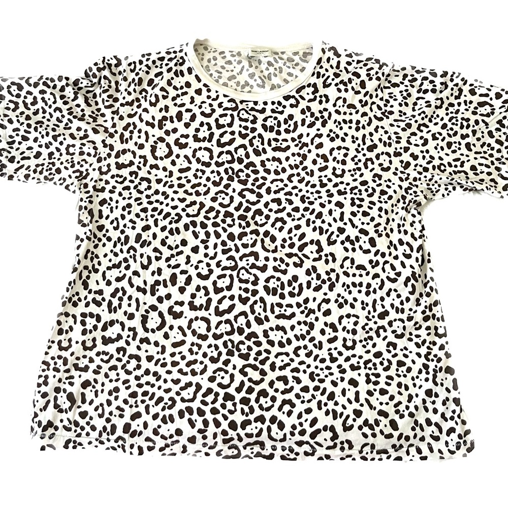 Saint Laurent Paris Babycat print XXL t shirt